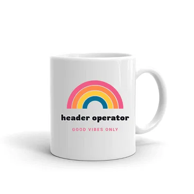 Header Operator Groovy Rainbow mug preview