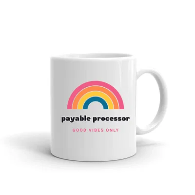 Payable Processor Groovy Rainbow mug preview