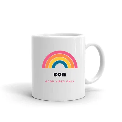 Son Groovy Rainbow mug preview