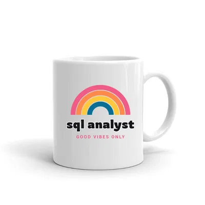 Sql Analyst Groovy Rainbow mug preview