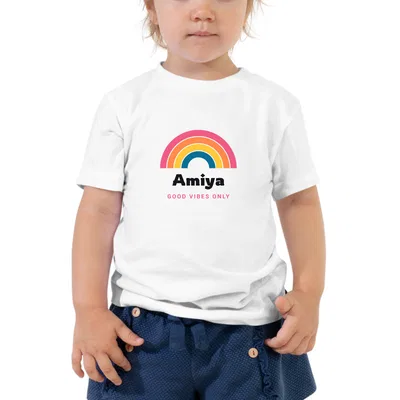 Amiya Groovy Rainbow kids tee preview