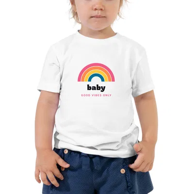 Baby Groovy Rainbow kids tee preview