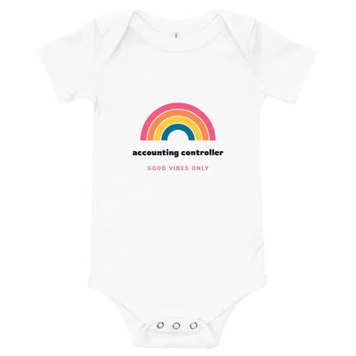 Accounting Controller Groovy Rainbow onesie preview