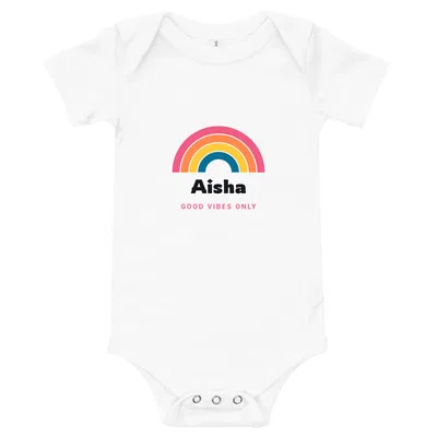 Aisha Groovy Rainbow onesie preview