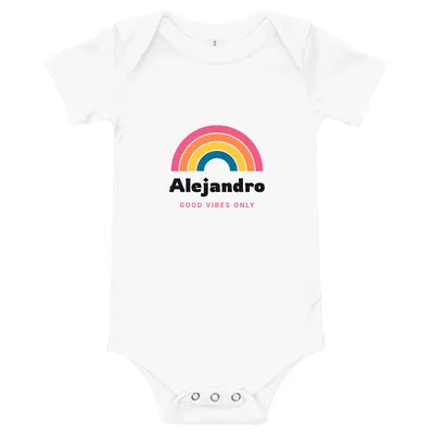 Alejandro Groovy Rainbow onesie preview