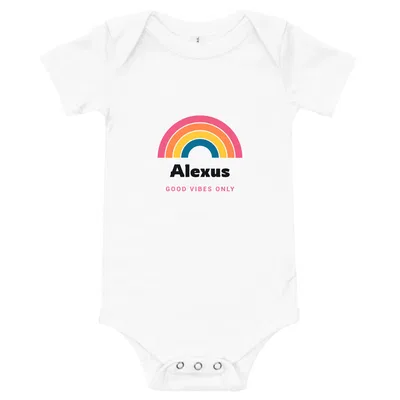 Alexus Groovy Rainbow onesie preview