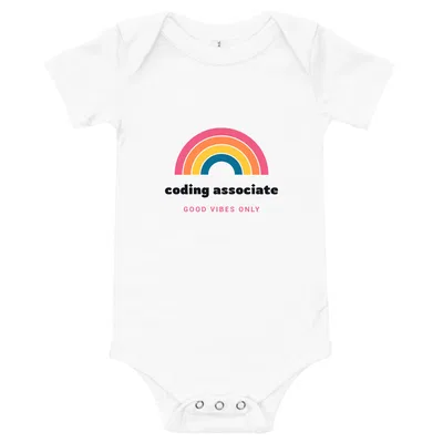 Coding Associate Groovy Rainbow onesie preview