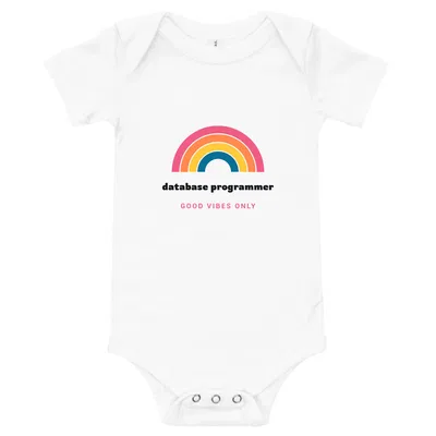 Database Programmer Groovy Rainbow onesie preview