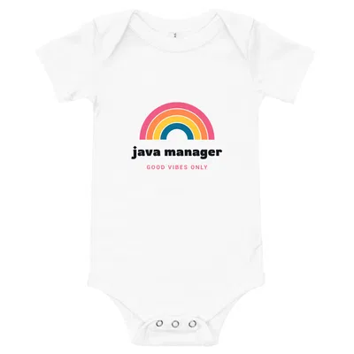 Java Manager Groovy Rainbow onesie preview