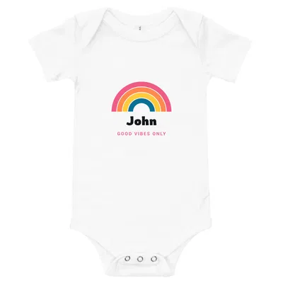 John Groovy Rainbow onesie preview