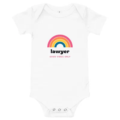 Lawyer Groovy Rainbow onesie preview