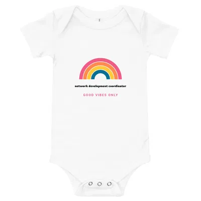 Network Development Coordinator Groovy Rainbow onesie preview