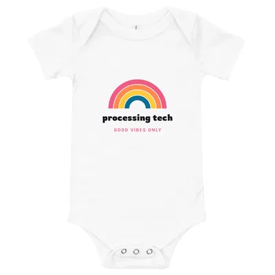 Processing Tech Groovy Rainbow onesie preview