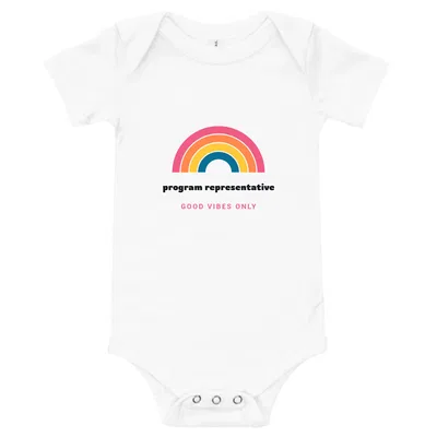 Program Representative Groovy Rainbow onesie preview