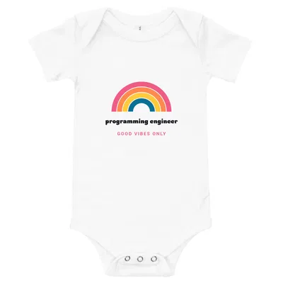 Programming Engineer Groovy Rainbow onesie preview
