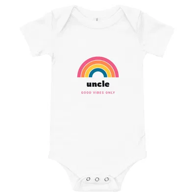 Uncle Groovy Rainbow onesie preview
