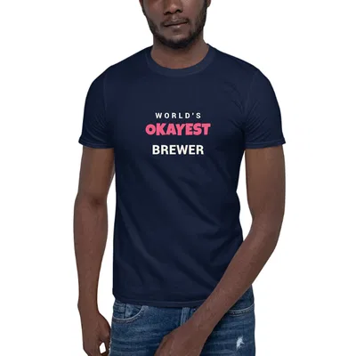 World's Okayest Brewer dark tee preview