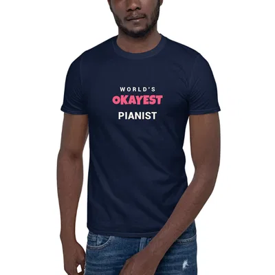 World's Okayest Pianist dark tee preview