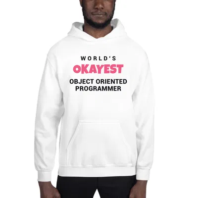 World's Okayest Object Oriented Programmer hoodie preview