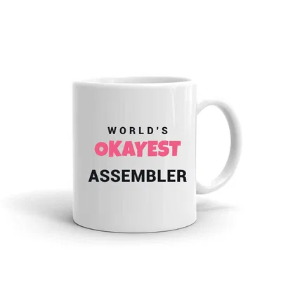 World's Okayest Assembler mug preview