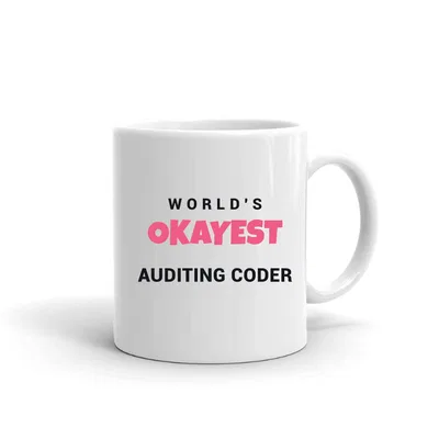 World's Okayest Auditing Coder mug preview