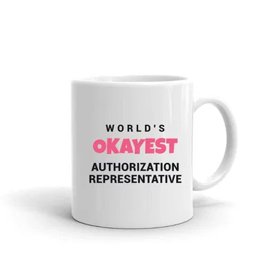 World's Okayest Authorization Representative mug preview