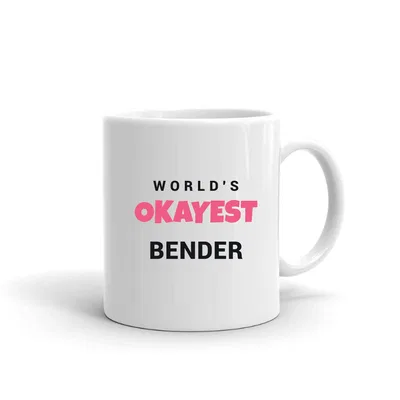 World's Okayest Bender mug preview