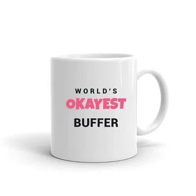 World's Okayest Buffer mug preview