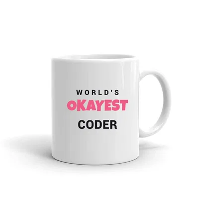 World's Okayest Coder mug preview