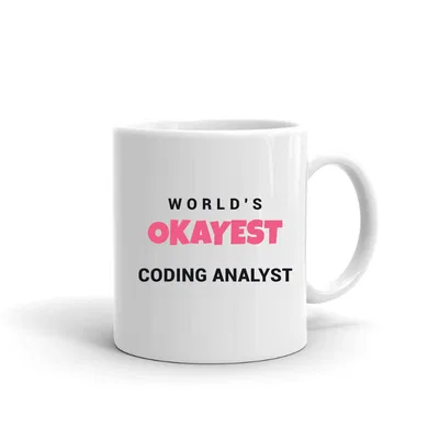 World's Okayest Coding Analyst mug preview