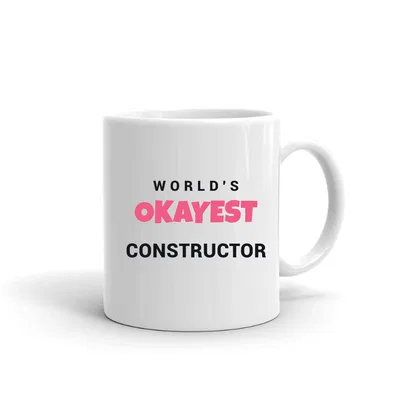 World's Okayest Constructor mug preview