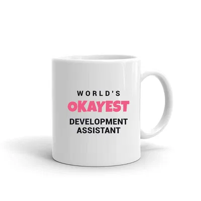 World's Okayest Development Assistant mug preview