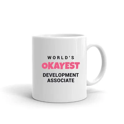 World's Okayest Development Associate mug preview