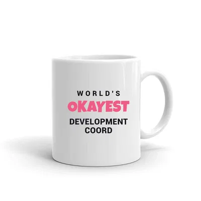 World's Okayest Development Coord mug preview