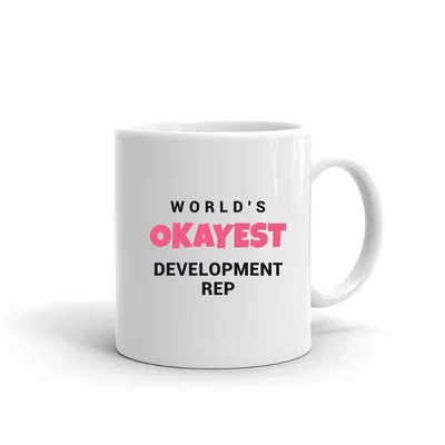 World's Okayest Development Rep mug preview