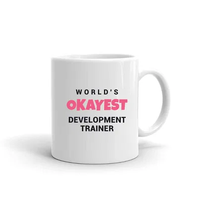 World's Okayest Development Trainer mug preview