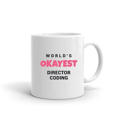 World's Okayest Director Coding mug preview