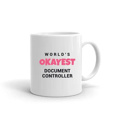 World's Okayest Document Controller mug preview