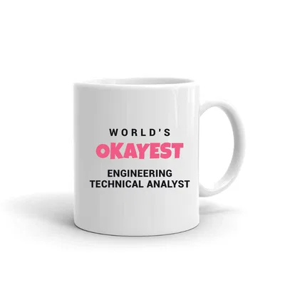 World's Okayest Engineering Technical Analyst mug preview