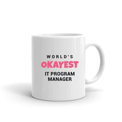 World's Okayest It Program Manager mug preview
