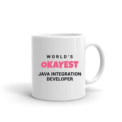 World's Okayest Java Integration Developer mug preview