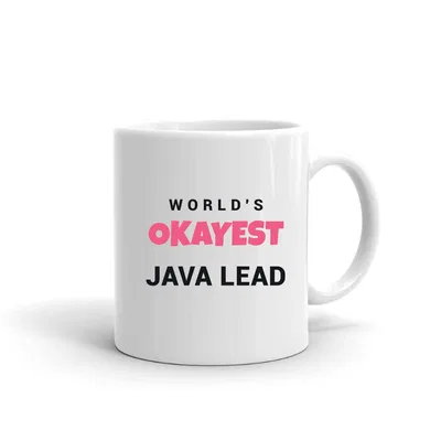 World's Okayest Java Lead mug preview