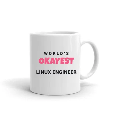 World's Okayest Linux Engineer mug preview