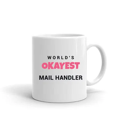 World's Okayest Mail Handler mug preview