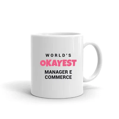 World's Okayest Manager E Commerce mug preview