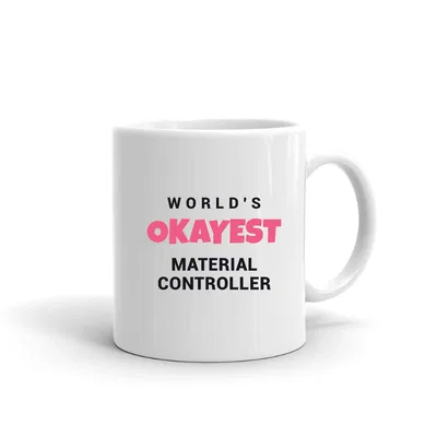 World's Okayest Material Controller mug preview