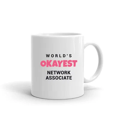 World's Okayest Network Associate mug preview