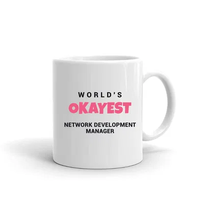 World's Okayest Network Development Manager mug preview