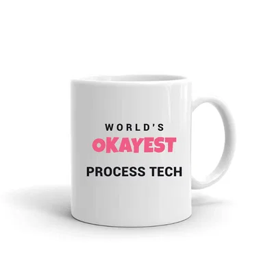 World's Okayest Process Tech mug preview