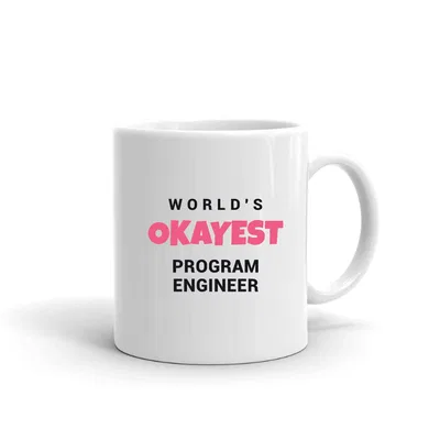 World's Okayest Program Engineer mug preview